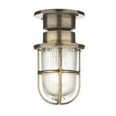 Coast 1 LT Ceiling Light Antique Brass COA0175 - The Light Company
